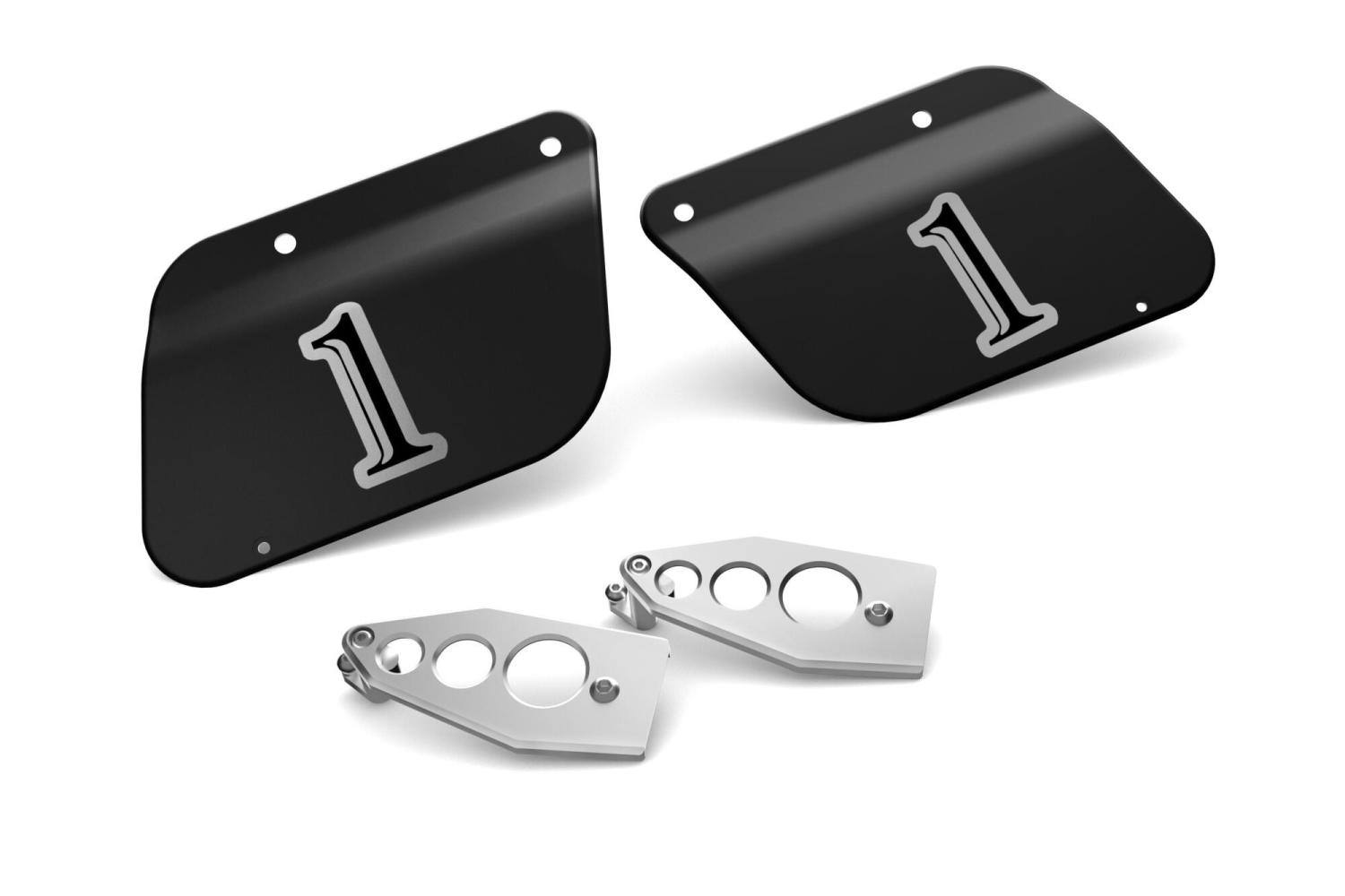 Boční tabulky na startovní číslo Yamaha XSR