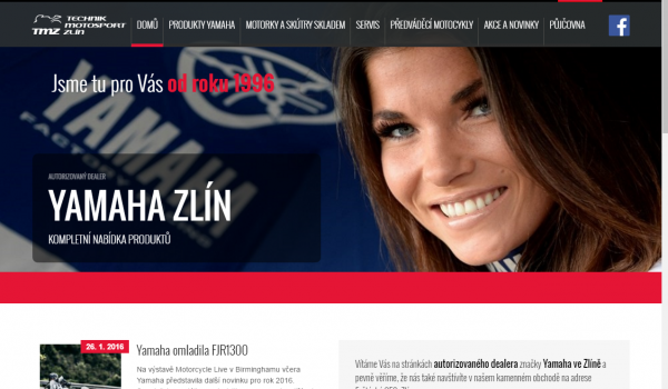 web Yamaha Zlín